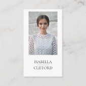 Schauspieler-vorbildlicher Tänzer-nahe hohe Visitenkarte (Vorderseite)