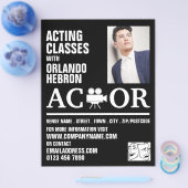 Schauspieler, Werbung für Schauspielkurse Flyer (Einzeln)