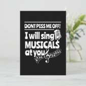 Schauspieler werden Musicals auf Sie singen Save The Date (Stehend Vorderseite)