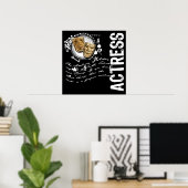 Schauspielerin Alchemy of Schauspiel Poster (Heimbüro)