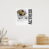 Schauspielerin Alchemy of Schauspiel Poster (Küche)