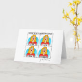 Schauspielerin auf Botox Karte (Gelbe Blume)