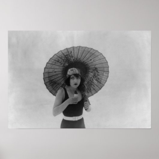 Schauspielerin Betty Compson Eating Ice Creme Poster (Vorne)