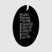 Schauspielerin Broadway Schauspielerin Musical Lov Ornament (Vorderseite)