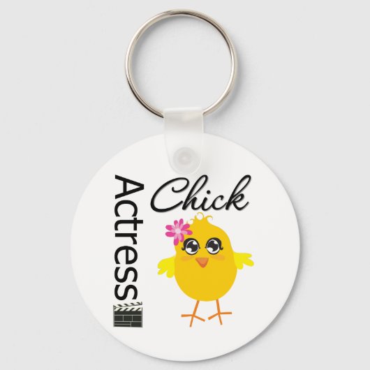 Schauspielerin Chick Schlüsselanhänger (Vorderseite)