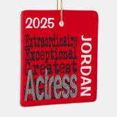 Schauspielerin Extraordinaire CUSTOM Keramikornament (Rechts)