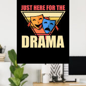 Schauspielerin für das Drama Poster (Heimbüro)
