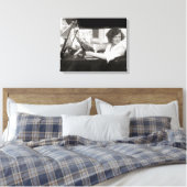 Schauspielerin hinter dem Rad, 1921 Leinwanddruck (Insitu (Schlafzimmer))