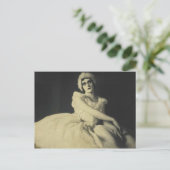 Schauspielerin in Ballerina Outfit Postkarte (Stehend Vorderseite)