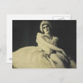 Schauspielerin in Ballerina Outfit Postkarte (Vorne/Hinten)