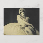 Schauspielerin in Ballerina Outfit Postkarte (Vorderseite)