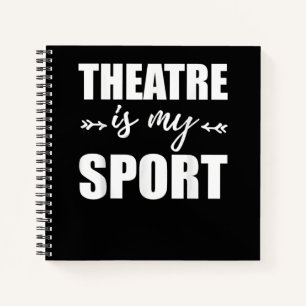 Schauspielerin ist mein Schauspiel für Sportdrama Notizblock