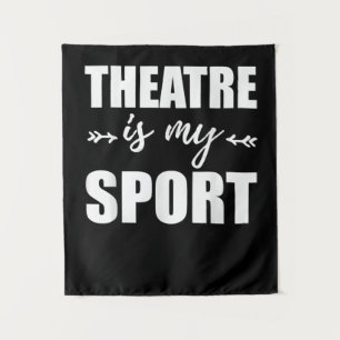 Schauspielerin ist mein Schauspiel für Sportdrama Wandteppich