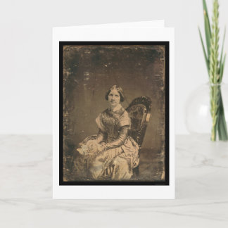 Schauspielerin-Jenny Lind Daguerreotype 1848 Karte