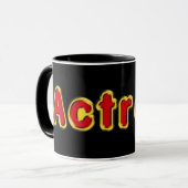 Schauspielerin-Kaffee-Tasse Tasse (Vorderseite Links)