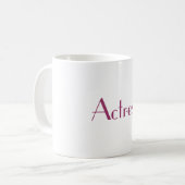 Schauspielerin Kaffeetasse (Vorderseite Links)