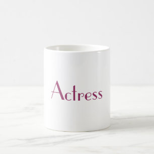 Schauspielerin Kaffeetasse