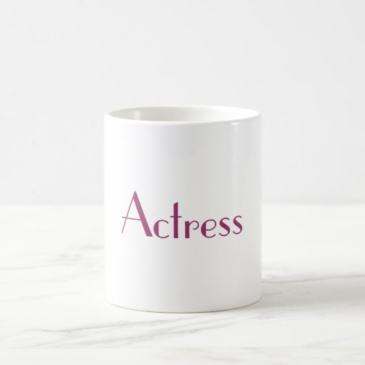 Schauspielerin Kaffeetasse (Mittel)