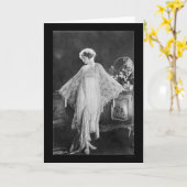 Schauspielerin Lillian Gish 1922 Karte (Gelbe Blume)