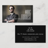 Schauspielerin Modell Schauspiel Filmmaterial Thea Visitenkarte (Vorne/Hinten)