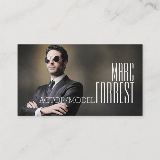 Schauspielerin Modell Schauspiel Filmmaterial Thea Visitenkarte (Vorderseite)