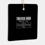 Schauspielerin Nerd Definition Bühne Schauspieler Keramikornament (Rechts)