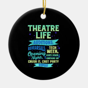 Schauspielerin Nerd Schauspielerin Musikalische Sc Keramik Ornament