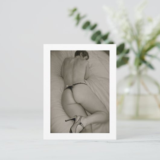 Schauspielerin Postkarte (Stehend Vorderseite)