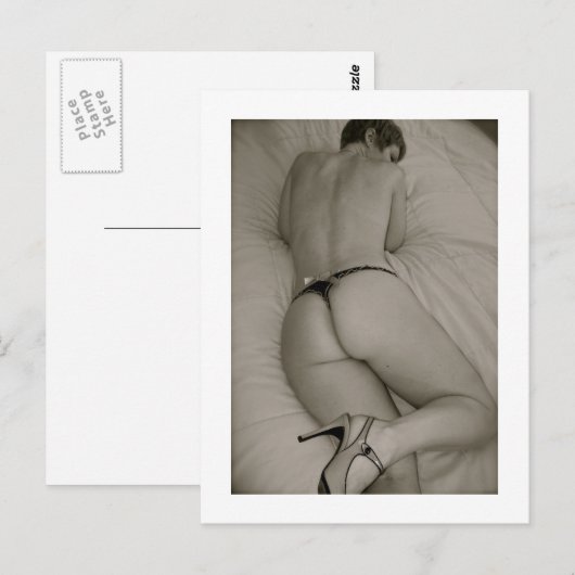 Schauspielerin Postkarte (Vorne/Hinten)