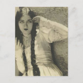Schauspielerin Postkarte (Vorderseite)