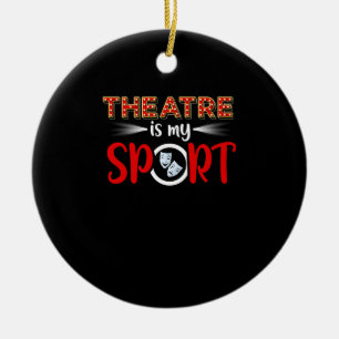 Schauspielerin Schauspiel Schauspielerin ist meine Keramik Ornament