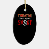 Schauspielerin Schauspiel Schauspielerin ist meine Keramik Ornament (Rechts)