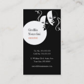 Schauspielerin / Schauspielerin / Theater Performe Visitenkarte (Rückseite)