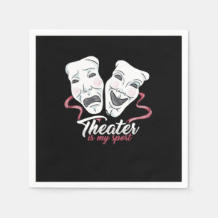 Schauspielerin Theaterstück Broadway Filming Acti Serviette