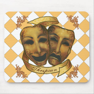 Schauspielermasken Mousepad