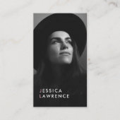 Schauspielmodelle Headshot Foto Moderne Fotografie Visitenkarte (Vorderseite)