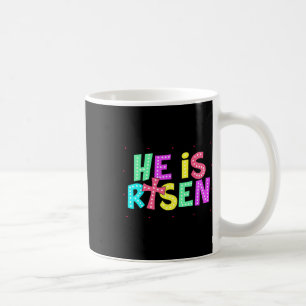 Schaut, er ist riskiert Jesus Christlichen Osterki Kaffeetasse