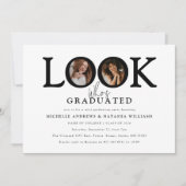 Schaut mal, wer graduiert hat Foto-Joint-Graduatio Einladung (Vorderseite)