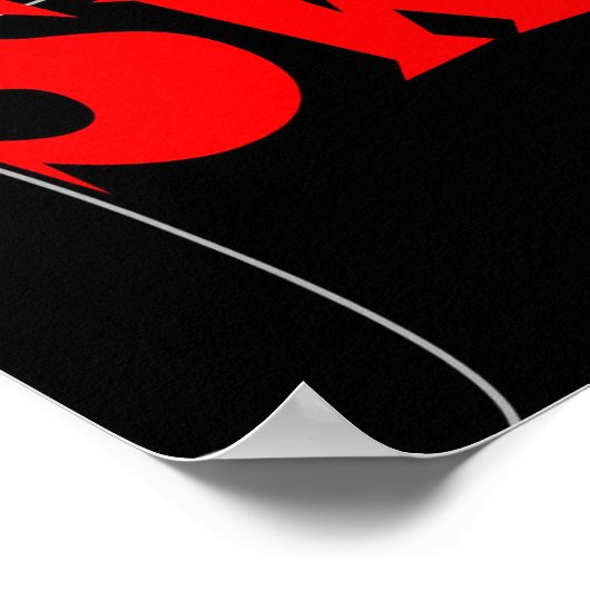 Schauzeit 36 x 24 Poster (Ecke)