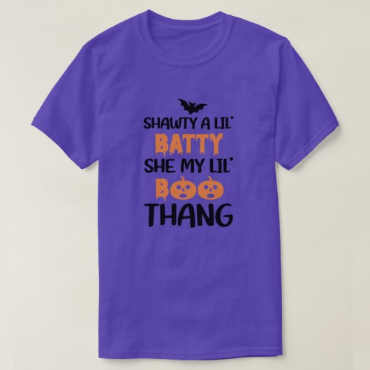 schawty eine lil batty, sie meine lil boo thang01 T-Shirt (Design vorne)