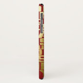 SCHAZAM! | Abilities Golden Typografy Graphic Case-Mate iPhone Hülle (Hinten/Links)