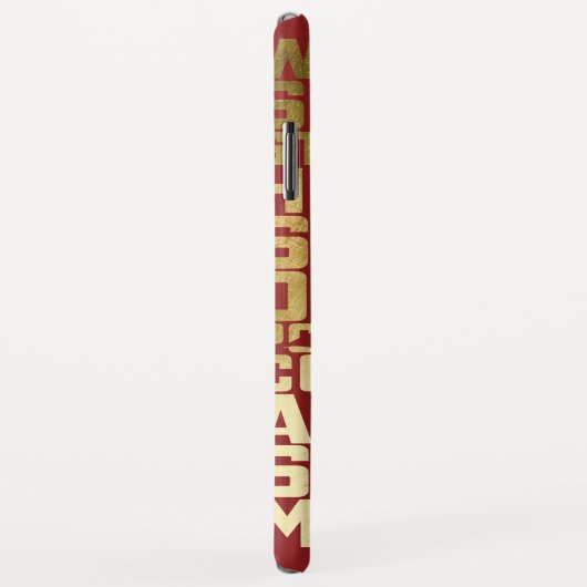 SCHAZAM! | Abilities Golden Typografy Graphic Case-Mate iPhone Hülle (Hinten/Rechts)