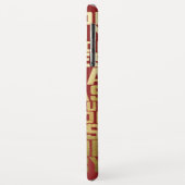 SCHAZAM! | Abilities Golden Typografy Graphic Case-Mate iPhone Hülle (Hinten/Links)