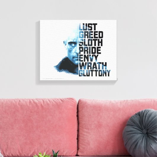 SCHAZAM! | Dr. Sivana Seven Deadly Sins Graphic Leinwanddruck (Insitu (Wohnzimmer))