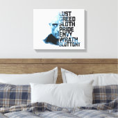 SCHAZAM! | Dr. Sivana Seven Deadly Sins Graphic Leinwanddruck (Insitu (Schlafzimmer))