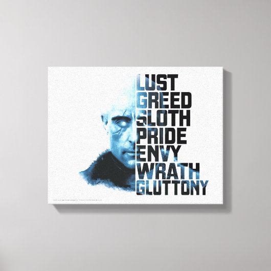 SCHAZAM! | Dr. Sivana Seven Deadly Sins Graphic Leinwanddruck (Vorderseite)