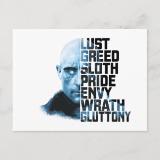 SCHAZAM! | Dr. Sivana Seven Deadly Sins Graphic Postkarte