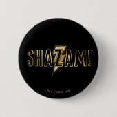 SCHAZAM! | Gold-Logo Button (Vorderseite)
