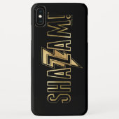 SCHAZAM! | Gold-Logo Case-Mate iPhone Hülle (Rückseite)