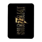 SCHAZAM! | Gold-Logo Magnet (Vertikal)
